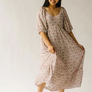 Piper & Scoot Medium floral midi NWOT dress!